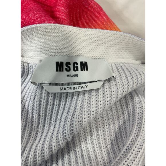 Msgm 'Sunset' Blue Cardigan Size M - Picture 4 of 5